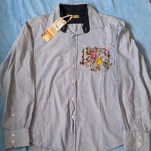 AVVA Men's Button Down Shirt